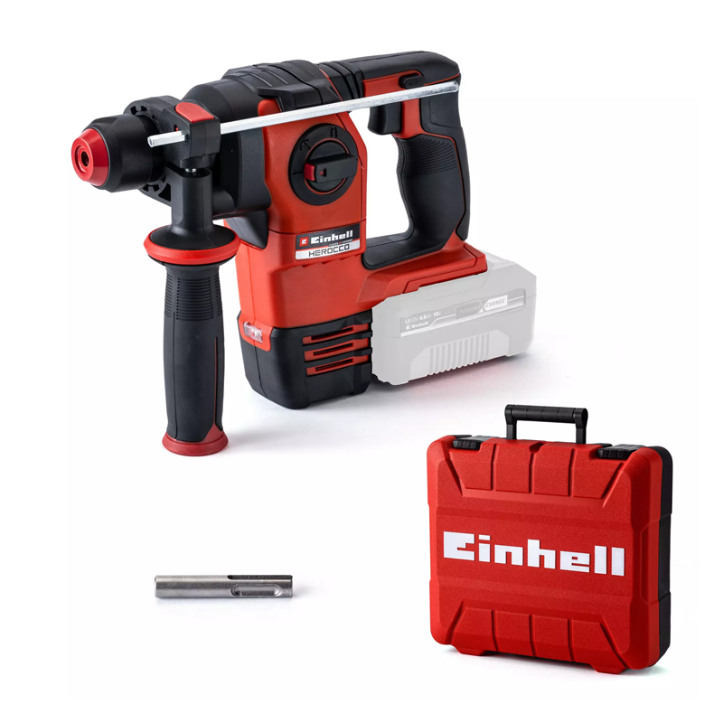 Einhell HEROCCO 18/20 PXC 18V 2.2J Professional Brushless Rotary Hammer Kit 4513900 (5.2Ah & Charger)