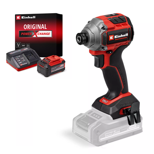 Einhell PXC 18V 250NM Professional Brushless 3 SPEED Compact Impact Driver Kit 4510095