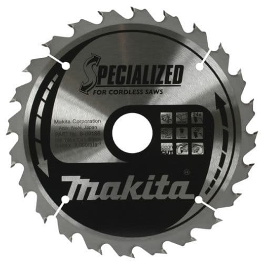 MILWAUKEE 190MM X 30 X 24T TCT BLADE 4932471300