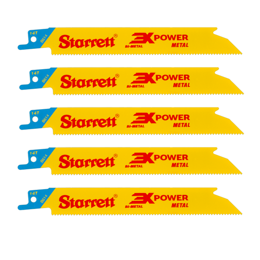 STARRETT B614-5 Recip Blade 5 Pack B614-5