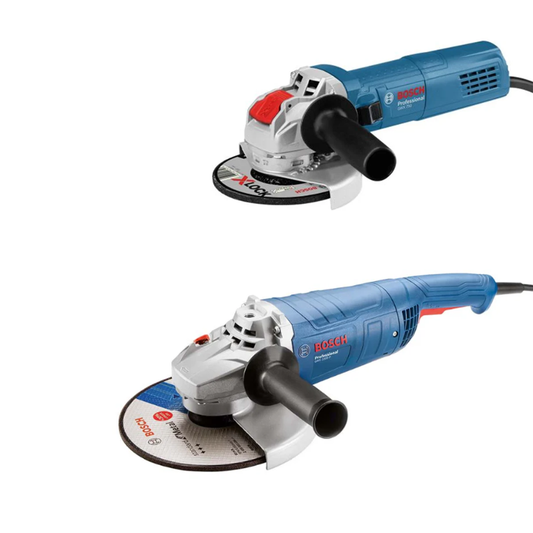 Bosch 110V Grinder 4.5'' GWS750 +  9'' GWS2200 Grinder Twin Pack
