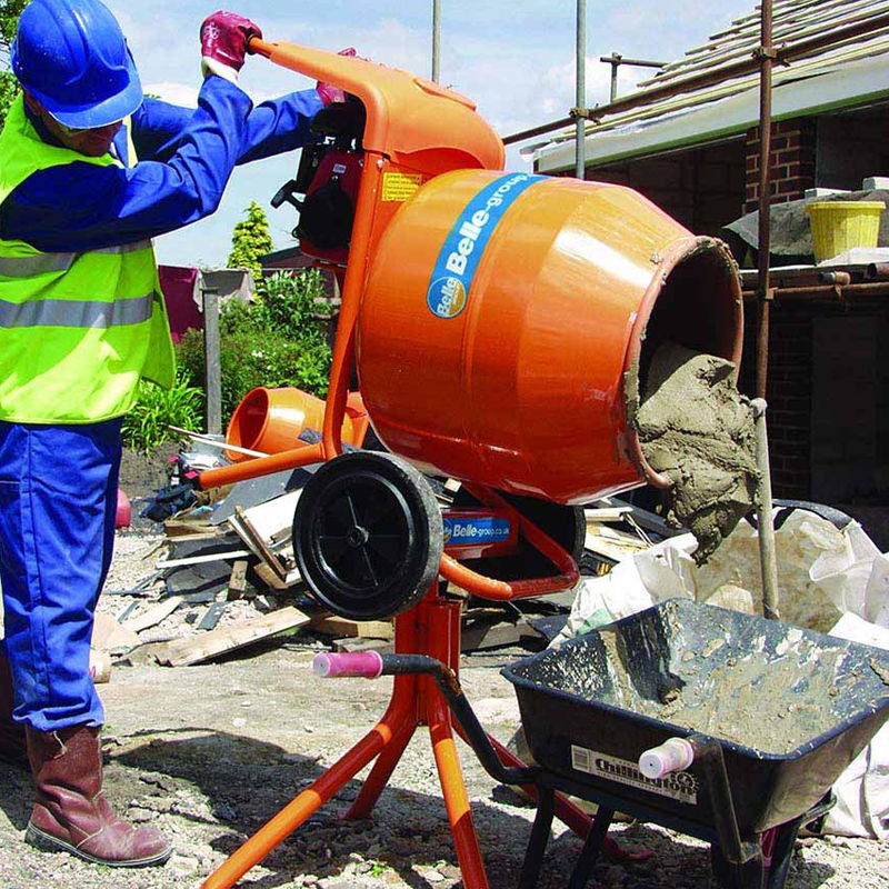 Altrad Belle Minimix 150 Professional Electric Concrete Mixer 110V