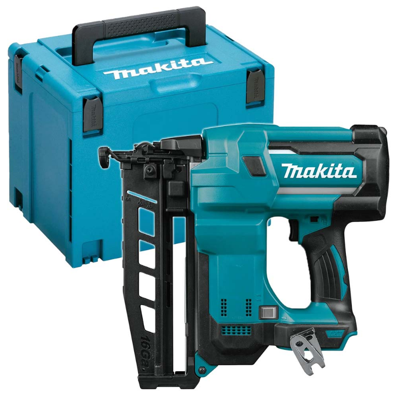 Makita DBN600ZJ 18V 16G 64mm FINISH Nailer Body in Makpac