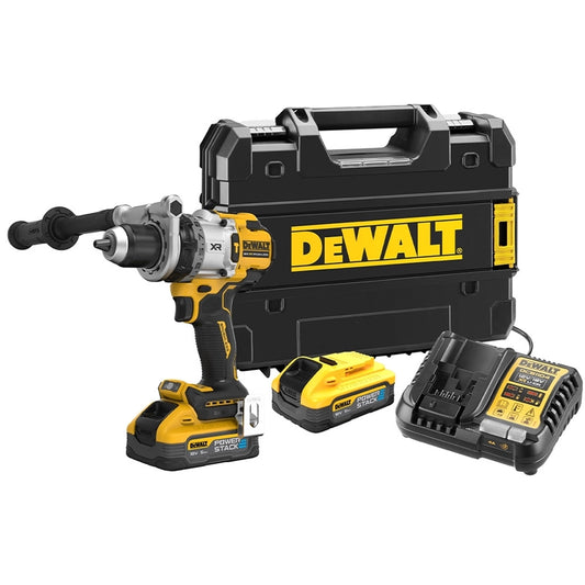 DeWALT DCD1007H2T XR Brushless Combi Drill, 2x 5.0Ah