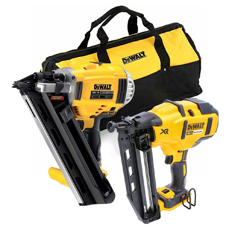 Dewalt 18V XR Nailer Twin Pack DCN692 First Fix + DCN660 Second Fix