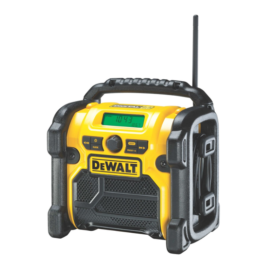 Dewalt DCR020-GB XR Compact Digital Radio