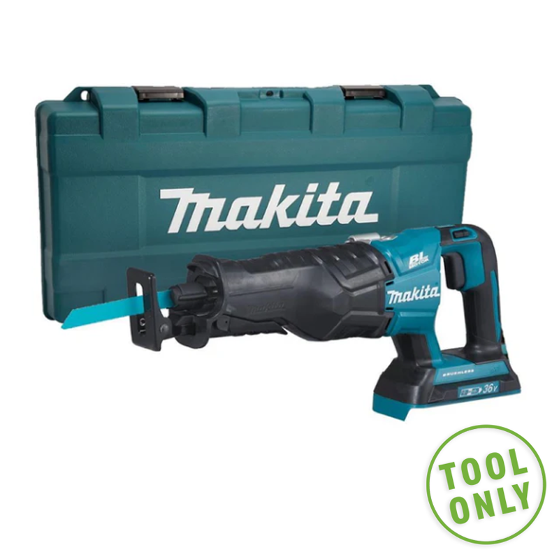 Makita DJR360ZJ Twin 18V B/L Reciprocating Saw Body in Makpac Case