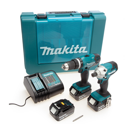Makita DLX2336SF3 18V LXT 2 Piece Combo Kit 3x 3.0Ah Batteries