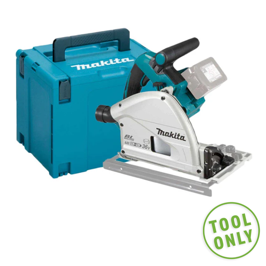 Makita DSP600ZJ TWIN 18V 36V B/L Plunge Saw Body in Makpac