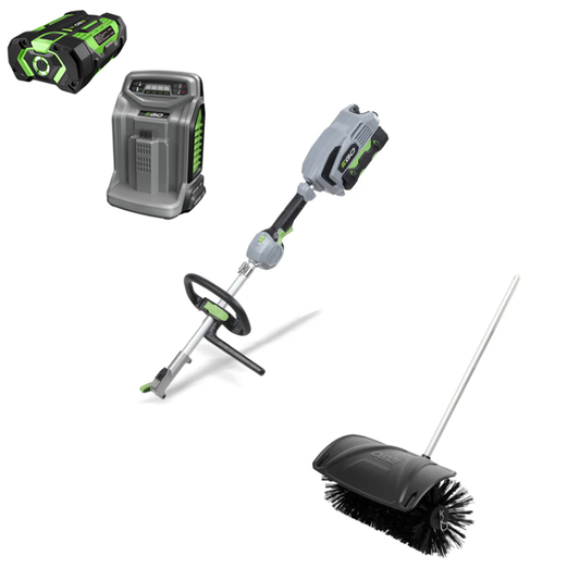 EGO Bristle Brush Attachment BBA2100 + 56V Powerhead PH1400E Kit (2.5Ah +Charger)