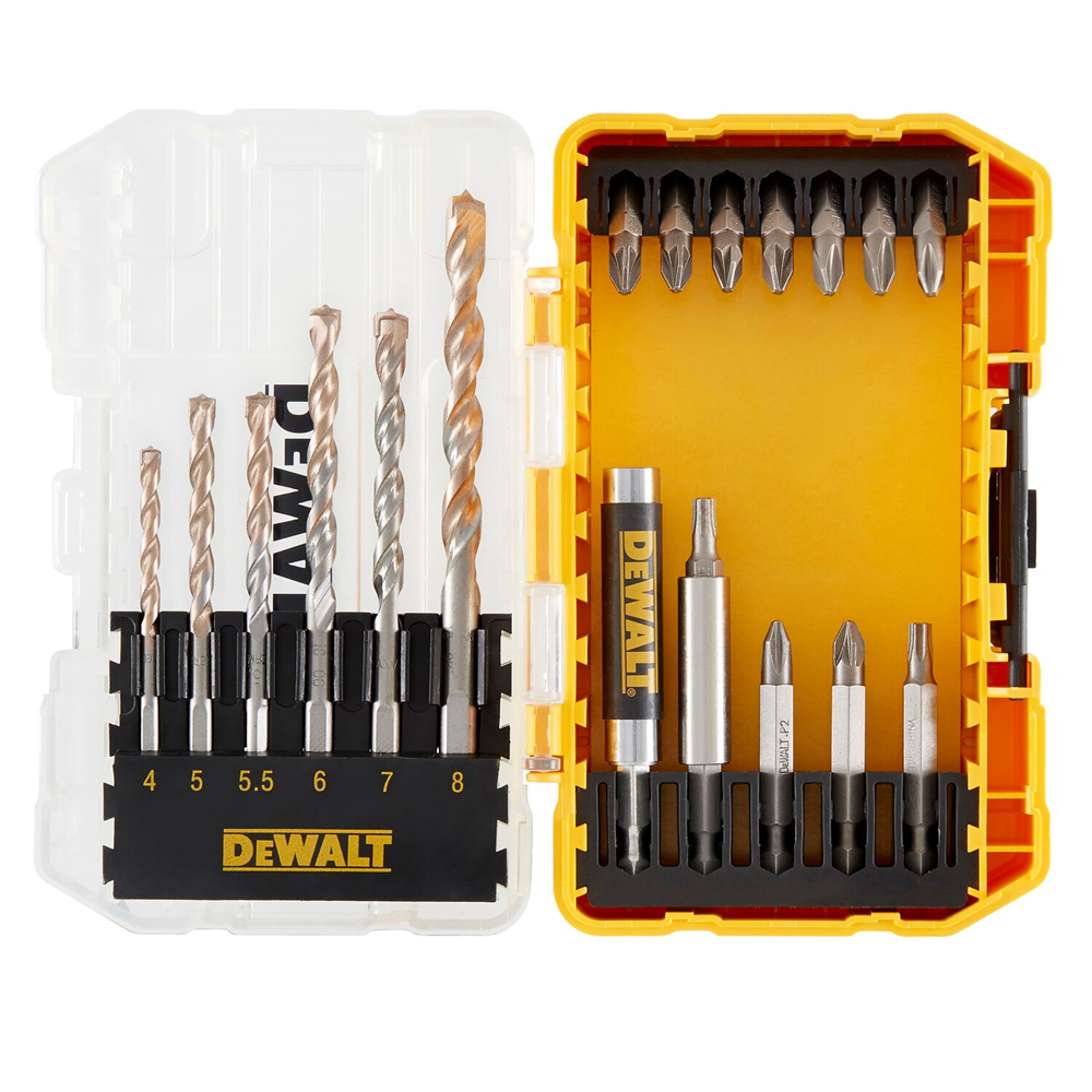 DeWalt DT70712-QZ 19pc Extreme Masonry Drill Drive Set