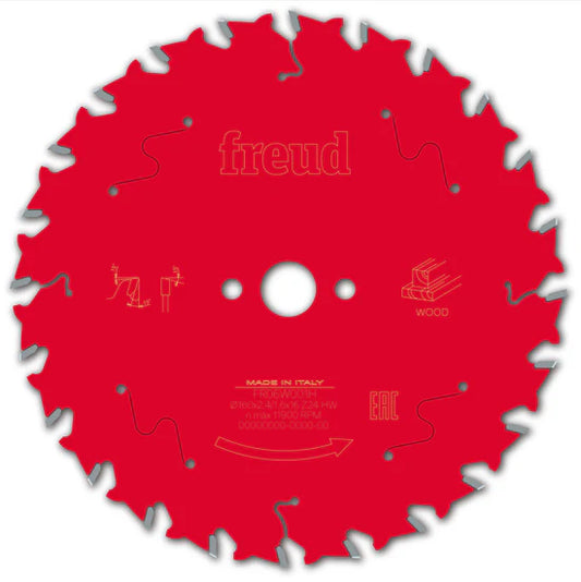 FREUD 160mm X 16mm X T24 TCT Blade (F03FS09673) FR06W001H