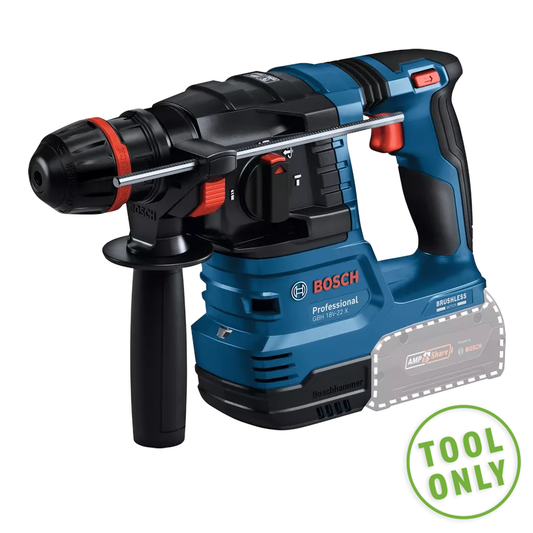 Bosch GBH18V-22X 18V One Chuck Brushless SDS in Carton Kit 0611924100