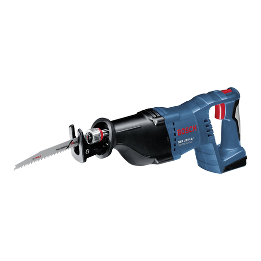 Bosch GSA18VLI - 18V Sabre Saw Body