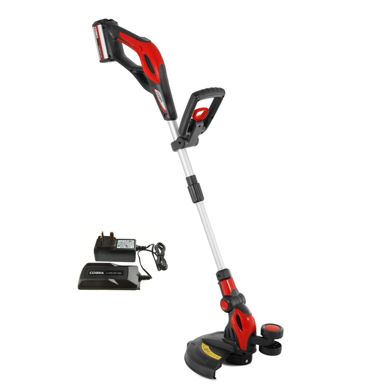 Cobra 24V 4pc Bundle (Grass Trimmer, Hedge Trimmer, Chainsaw, Leaf Blower, 4 Batteries, 4 Chargers)