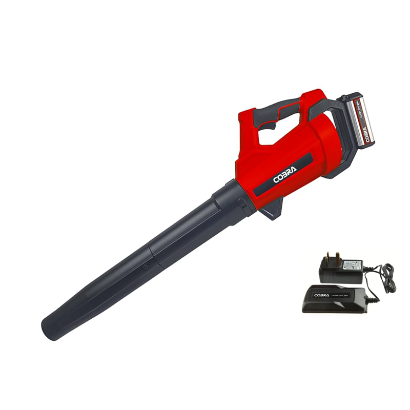 Cobra 24V 4pc Bundle (Grass Trimmer, Hedge Trimmer, Chainsaw, Leaf Blower, 4 Batteries, 4 Chargers)