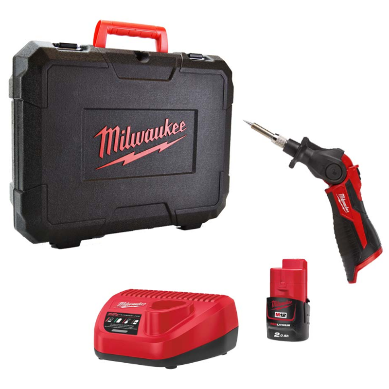 Milwaukee M12SI-201C M12 Soldering Iron 1X 2.0Ah