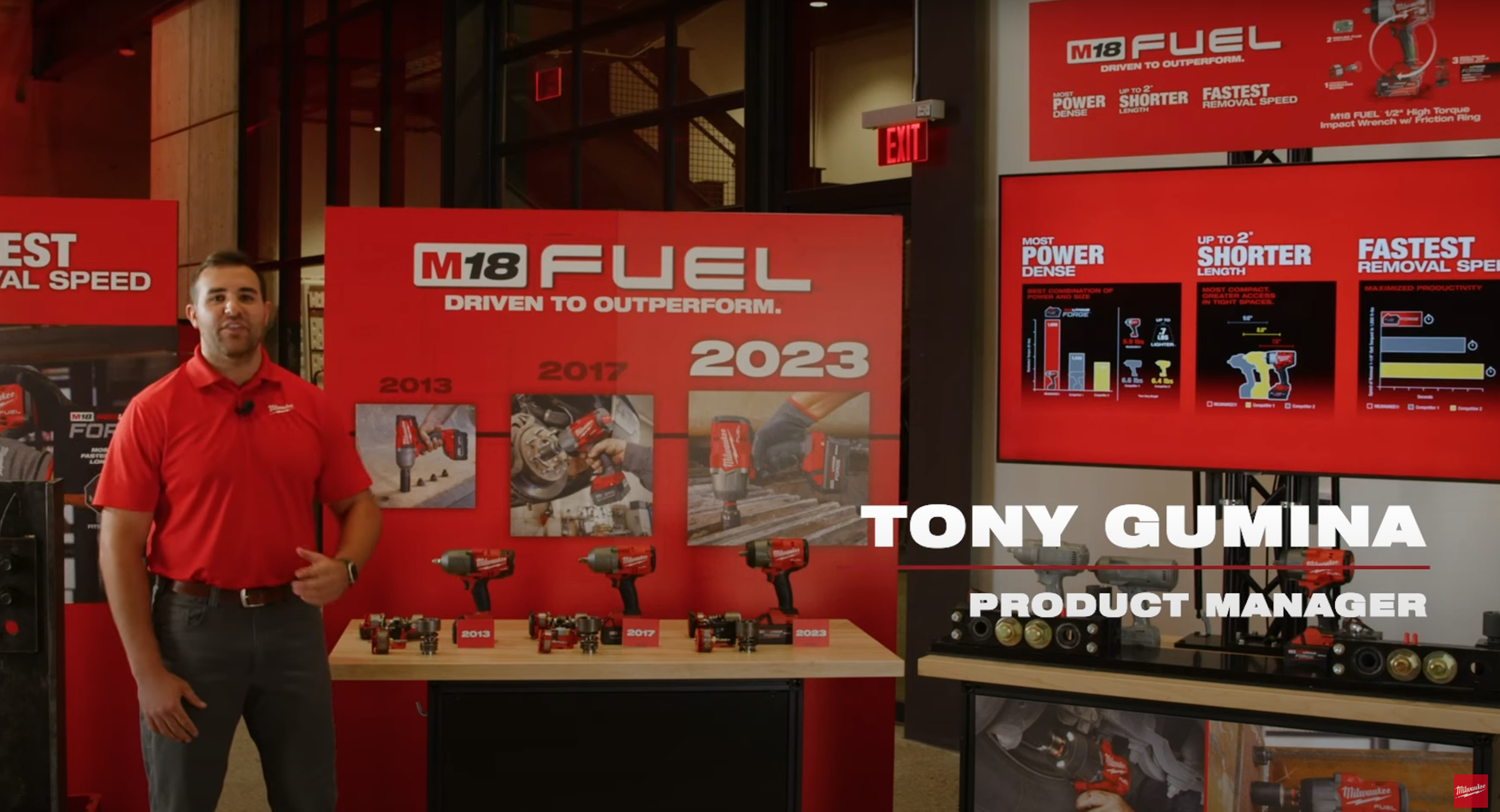 Load video: M18 FUEL™ 1/2&quot; High Torque Impact Wrench