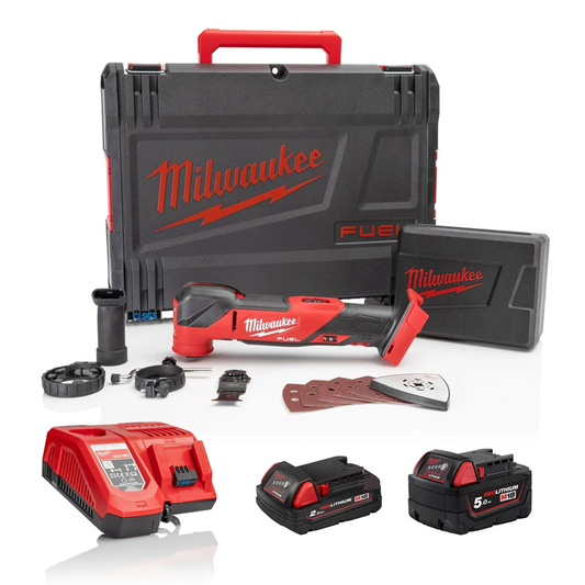 Milwaukee M18FMT-522X M18 Fuel Multi Tool 1X 5.0AH 1 X 2.0AH