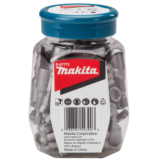 Makita 8mm Nut Setter in a Candy Jar Pack of 50 B-67773