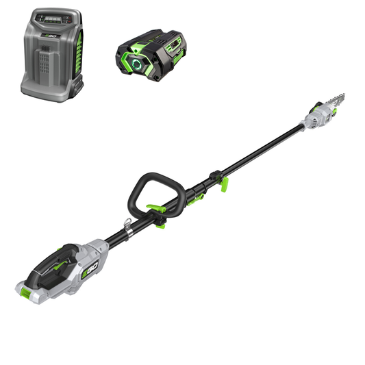 EGO PS1000E 56V Telescopic Pole Saw Pruner Kit (5Ah Battery + Fast Charger)