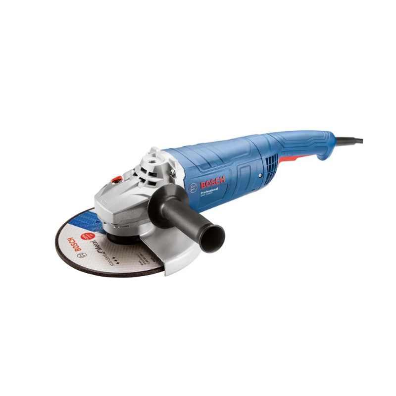 Bosch 240V Grinder 4.5'' GWS7-115 + 9'' Grinder GWS2200 Twin Pack