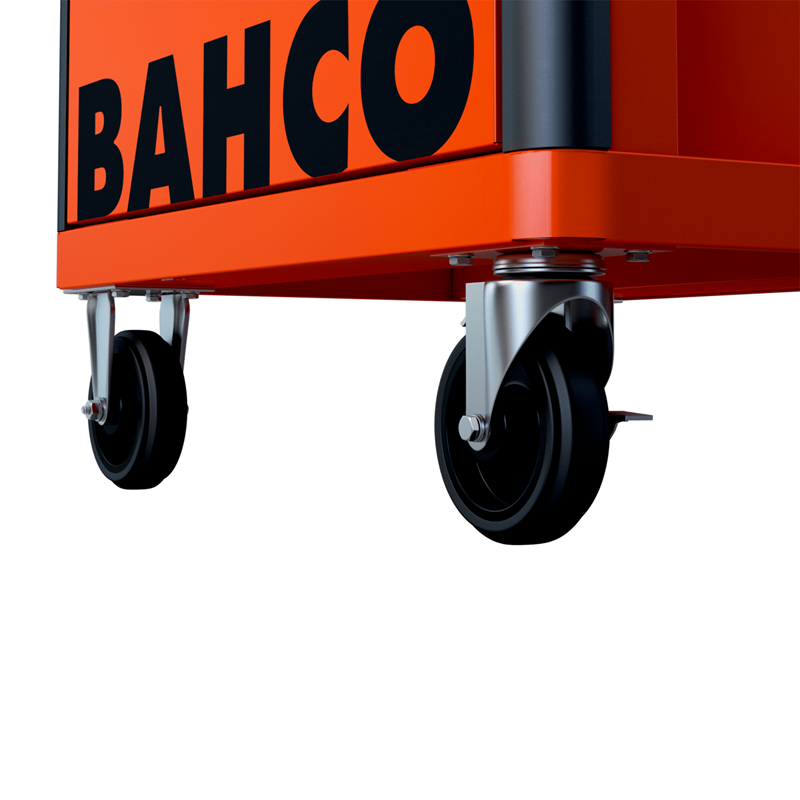 BAHCO 1472K5 5 Drawer 26'' Orange Tool Trolley Cabinet Chest