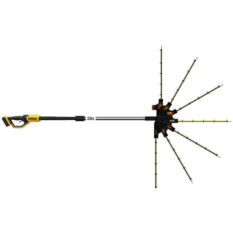 DEWALT DCMPH566N-XJ 18V XR Pole Hedge Trimmer Body