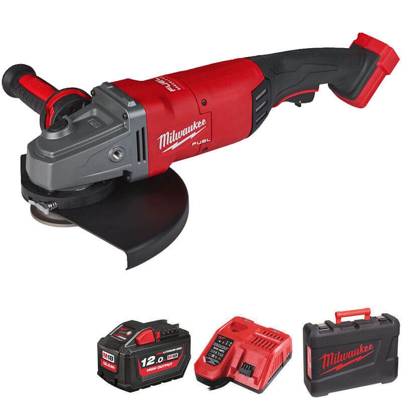 Milwaukee M18FLAG230XPDB-121C M18 Fuel 9" Grinder w/ 12Ah Battery