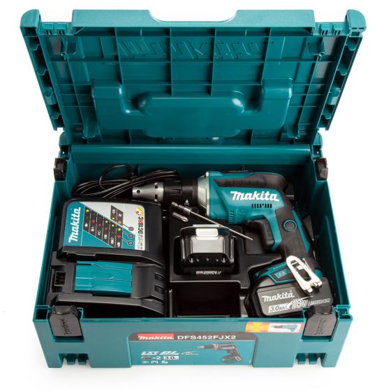 Makita DFS452FJX2 Brushless Drywall Screwdriver Kit