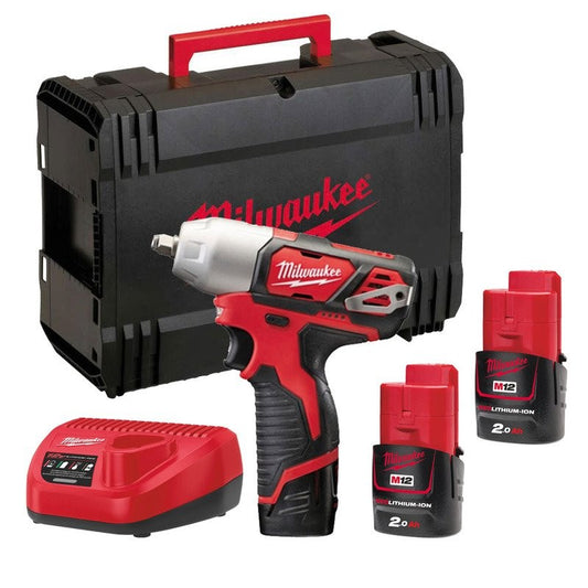Milwaukee M12BIW38-202C M12 3/8 Impact Wrench 2x 2.0AH"
